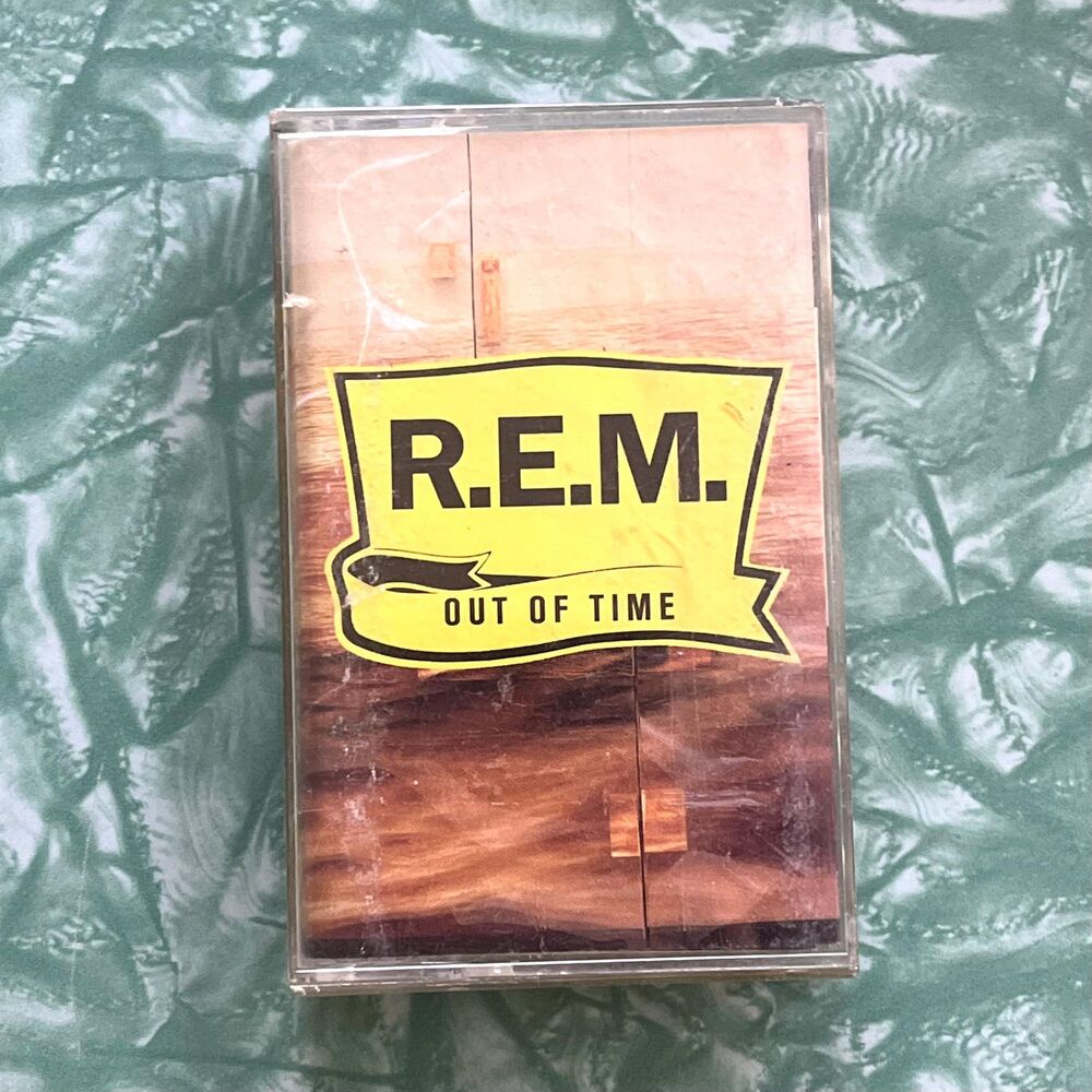 REM Cassette Tape Out of Time 90s Indie Rock Cassette Warner Brothers Records